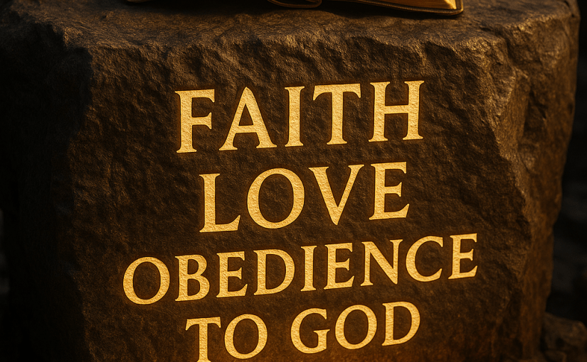 Bedrock of Prosperity:Faith • Love • Obedience to&nbsp;God